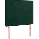  LED uzglavlje tamnozeleno 90x5x118/128 cm baršunasto | Eponuda.ba