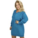 Pri Fluffy sweater knit dress neckline FUZZYVIBE Cene