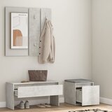  Set namještaja za hodnik siva boja betona konstruirano drvo | shoptok.hr