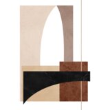 Venture Home poster Materials 30 × 40 cm, smeđi | shoptok.hr