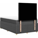  Krevet s oprugama i madracem tamnosivi 120 x 200 cm od tkanine | shoptok.hr