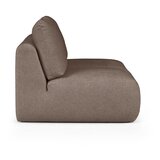 Rodier Rjava sedežna garnitura iz tkanine bouclé 164 cm Mirel – | Shoptok.si