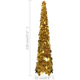  Prigodno umjetno božićno drvce zlatno 120 cm PET | shoptok.hr