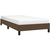  Za krevet tamnosmeđi 90x200 cm od tkanine | shoptok.hr