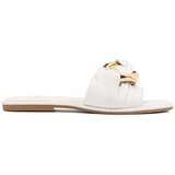 Shelvt Women's flat flip-flops white Cijene
