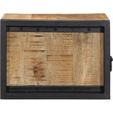 vidaXL Nočne omarice 2 kosa 40x35x25 cm Masivni neobdelan les Mango | Shoptok.si