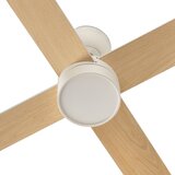 Faro 34355WT-1TW-LED RUDDER L ventilator sa prigušiva 18W/230V, bela/bež prečnik 132 cm WT + daljinski upravljač | Eponuda.com
