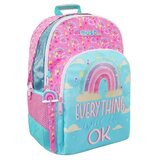 Luna must: everything ok reflektirajući školski ruksak sa uzorkom oblaka | shoptok.hr