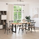  Noge za blagovaonski stol U-oblik 2 kom Crne 60 x (72-73) cm Čelik | shoptok.hr