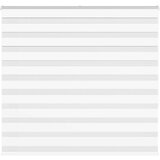 vidaXL Zebra senčilo bela 155x150 cm tkanina širina 150,9cm poliester | Shoptok.si