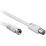 Optimus koaksijalni rf kabel (1.5m, iec muški na ženski, bijeli) Cijene