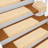  Prostirke za stepenice 20 kom 65x21x4 cm krem pravokutni rub | shoptok.hr