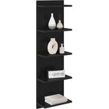  Polica na zidu Crni hrast 30 x 15 x 100 cm Konstruirano drvo | shoptok.hr