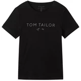 Tom Tailor Majica siva / črna