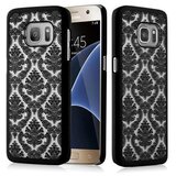 Cadorabo CARE, združljiv s Samsungom v črni barvi - trdi zaščitni pokrov v Flower Paisley Henna Design proti praskam in udarcem, (20562570) Cene