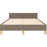  Okvir za krevet s uzglavljem smeđesivi 120x190 cm od tkanine | shoptok.hr