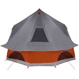 Tipi šator s krovom Siva i narančasta 680 x 430 x 270 cm taft | shoptok.hr