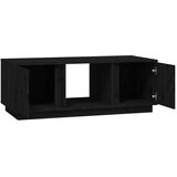  Stolić za kavu crni 110 x 50 x 40 cm od masivne borovine | shoptok.hr