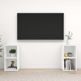 vidaXL TV omarice 2 kosa bele 72x35x36,5 cm iverna plošča Cene