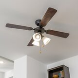  ZEVENTI - Plafonski ventilator ZURRIOLA 3xE27/60W/230V braon | Eponuda.com