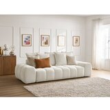 Bobochic Paris Bela sedežna garnitura iz šenilje 278 cm Everest – | Shoptok.si