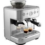 Sencor SES 6010SS Aparat za espresso, grijač šalica, integrirani mlinac za kavu, 15 bara, srebro | shoptok.hr