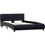  Posteljni okvir črno umetno usnje 140x200 cm, (20646068) | Shoptok.si