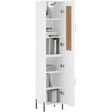  Visoka komoda bijeli 34,5x34x180 cm od konstruiranog drva | shoptok.hr
