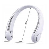  Prenosni aku. vratni ventilator USB bel | Shoptok.si