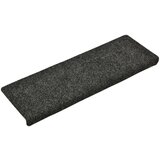  Otirači za stepenice 15 kom prošiveni 65x21x4 cm sivi | shoptok.hr