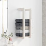 Stalak za ručnike bijeli 23 x 18 x 60 cm od masivne borovine Cijene