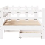  Dnevni krevet s ladicama bez madraca 80x200 cm masivno drvo | shoptok.hr