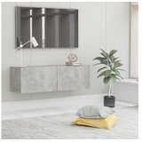  ormarić boja betona 100 x 30 x 30 cm od konstruiranog drva | shoptok.hr