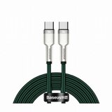 Baseus Kabel USB C-C 2m 100W 20V5A Cafule Metal zelen pleten Cene