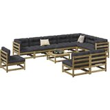  11-dijelni set vrtnih sofa od impregnirane borovine | shoptok.hr