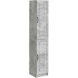  Set ormara 2 pcs Betonska siva Konstruirano drvo | Shoptok.si