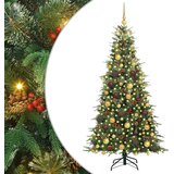  Umjetno božićno drvce s nogom s stalakom Zelena 180 cm PE i PVC | shoptok.hr