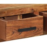  Komoda s 3 ladice 110 x 30 x 80 cm od masivnog drva | shoptok.hr