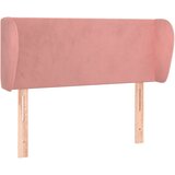  Uzglavlje s ušima ružičasto 83x23x78/88 cm baršunasto | shoptok.hr