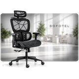 Sofotel Altis – Ergonomska uredska stolica s podesivim naslonom i 4D rukonaslonima, crna Cijene