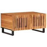 vidaXL Klubska mizica 80x51x40 cm trden akacijev les Cene