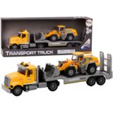 Lean_Toys Rumeni tovornjak Lora z bagrom Cene