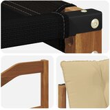  Set vanjskih sofa 9 kom. Prirodna i bež Smeđa 404 x 245,5 x 73 cm | shoptok.hr
