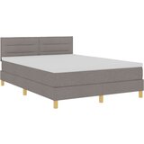  Sprejemna postelja z vzmetnico Taupe 160x200 cm Tkanina, (22083799) | Shoptok.si