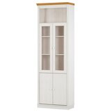 Støraa Bela vitrina iz masivnega bora 74x223 cm Anita – | Shoptok.si