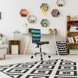 MID.YOU Mladinski Vrtljivi Stol Kiddy Comfort I, Siva, Turkizna | Shoptok.si