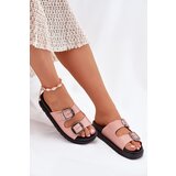Boto Ladies Sandals With Buckles On Platform Pink Elamas | ePonuda.com