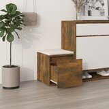  Ladičar boja smeđeg hrasta 40,5x40x40 cm od konstruiranog drva | shoptok.hr
