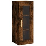  Visoka komoda dimljeni hrast 34,5x34x180cm konstruiranog drva | shoptok.hr