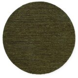 Ted Baker Temno zelena ročno tkana volnena okrogla preproga ø 160 cm Bexley Woolwich – | Shoptok.si